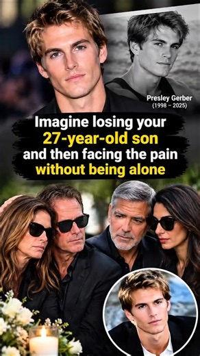 George & Amal Clooney Support Cindy Crawford After Presley Gerber’s Death #shorts #fyp