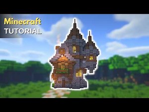 Minecraft: How to Build a Medieval Alchemist Tower | Wizard Tower (Tutorial)
