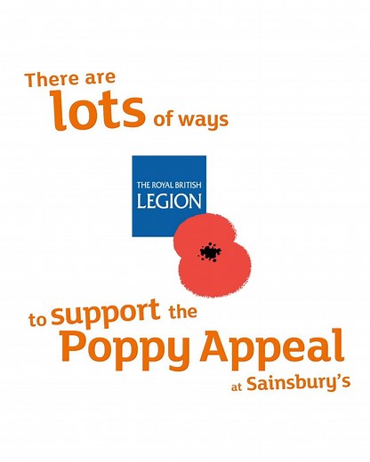 Remembrance Day is just around the corner ❤ We’ve been supporting the Poppy Appeal for 26 years and this year we have made it even easier for you to support them too 🎖 | Sainsbury's