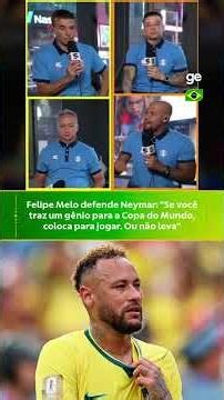 FELIPE MELO DEFENDS NEYMAR! | #shorts | 2026 World Cup | sportv