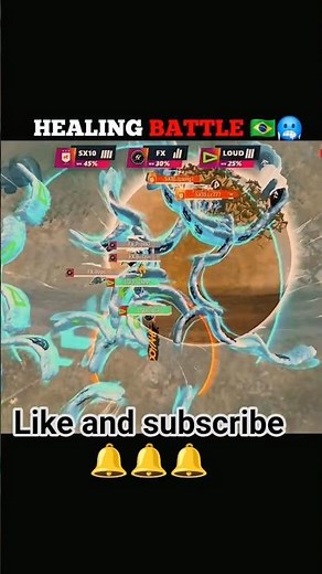 healing battle in free fire tournament #freefire #viral #youtubeshorts #gaming #tournament
