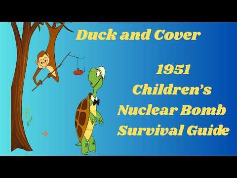 Children's Nuclear Bomb Survival Video - Duck and Cover (1951)