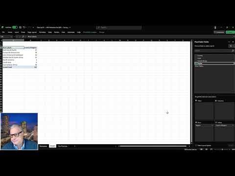 T01 04 Creating a Frequency Table with Pivot Table in Excel