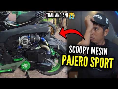 NGERUSAK PAJERO 1 DEMI MOTOR SCOOPY‼️...THAILAND KENAPA DAH