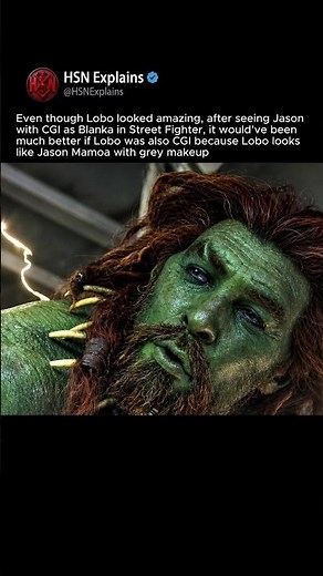 Blanka's CGI should've been on Lobo? Street Fighter (2026) #streetfighter #movies #movieclips