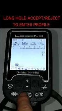 Nokta makro smf the legend How to User Profile settings