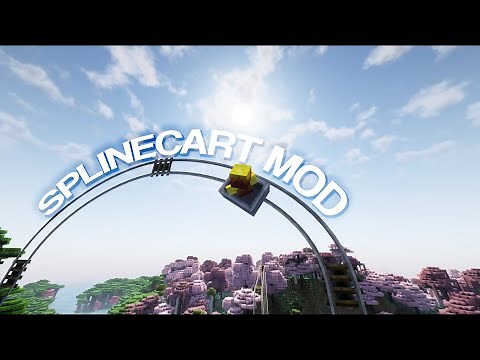 This Minecart ROLLERCOASTER Mod is INSANE! (Splinecart Mod Showcase)