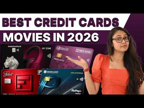 Best Credit Cards for Movie Benefits in 2026 🎦🍿#viral #movie #bollywood #cardacademy #creditcard