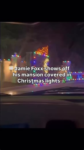 Drip on Instagram: "Jamie Foxx went crazy with the Christmas decorations 🔥🎄 How much do y’all think this costs ⁉️😭"