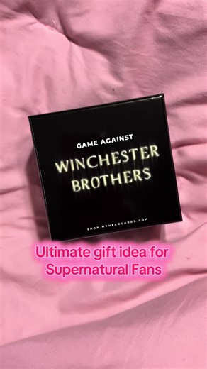 Game Against Winchester Brothers - a Supernatural cards against style game. #supernatural #winchesterbrothers #samanddean #cardsagainst #cardgame