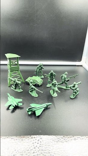 Mini Army Soldiers Aircraft & Defense Tower | Satisfying Miniature Setup #toys #asmr #military