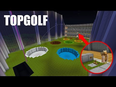 I Made Top Golf In Vanilla Minecraft (No Mods)