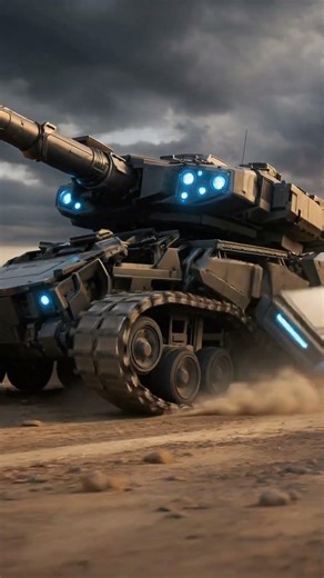 Transforming Autonomous Battle Tank #MilitaryTechnology