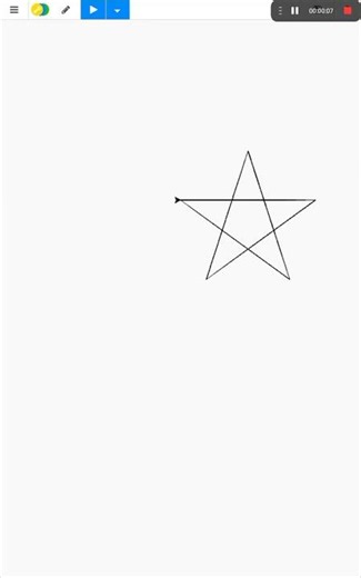 STAR DRAWING using python program