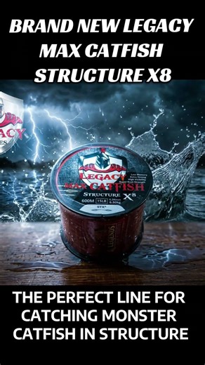 Legacy Max Catfish Line the Ultimate Line for hunting Catfish in Structure #fishing #fishingline