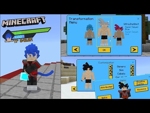 New Best Dragon Ball Z Addon/Mods For Minecraft PE!! | Dragon Evolution 1.19+