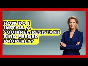 How Do I Install A Squirrel-resistant Bird Feeder Properly? - Bird Watching Diaries