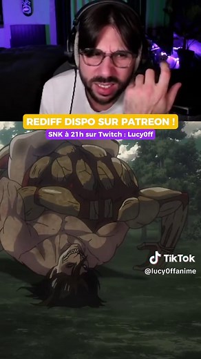 L'Attaque des Titans en Direct sur Twitch: Eren vs Reiner