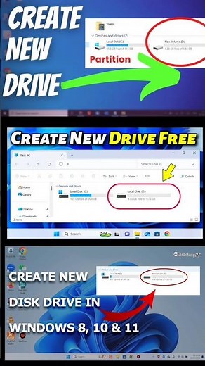 🔥 Beginners Guide: PC में New Partition Create कैसे करें? l PC में New Partition बनाना सीखें l