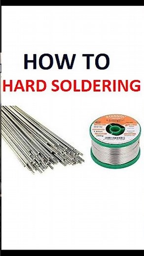 Many people don't know how to hard soldering #soldeing #welding #howto #diy