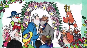 Offering a fresh twist on Kris Kringle, Santa's Husband by Daniel Kibblesmith and illustrations by AP Quach is a clever yet heartfelt book and a delightful gift for readers of all ages! Order yours here: https://www.harpercollins.com/9780062748744/santas-husband 🎅🏿💕🎅🏻 | HarperCollins