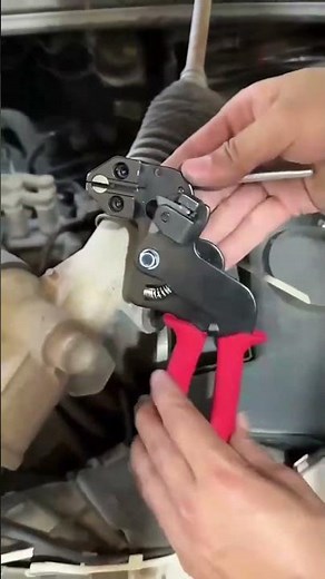 Stainless Steel Cable Tie Tool | Tighten & Cut Metal Ties in Seconds 🔧⚙️ #CableTieTool #MechanicToo