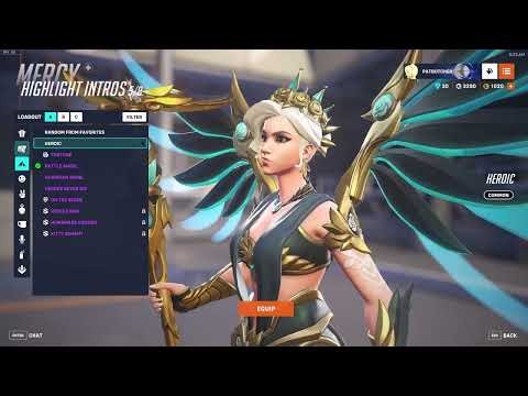 ROSE MAJESTY MERCY - Overwatch New Skin Gallery Showcase