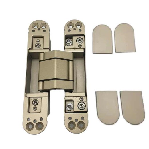 3d Adjustable Invisible Hardware Heavy Duty  80KG 120KG Concealed Door Hinge for Wooden Door