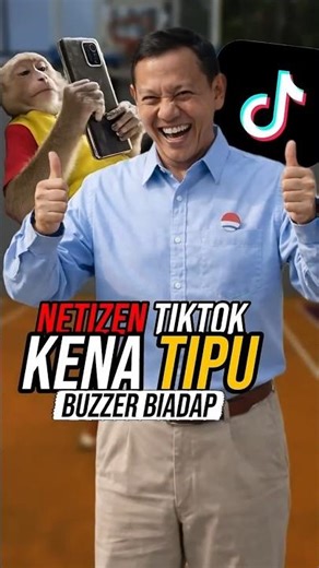 netizen tiktok vs youtubeNetizen Tiktok Kena Tipu Buzzer