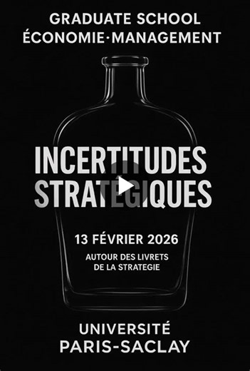 [J-8]Programme définitif - Journée « Incertitudes Stratégiques »Autour des Livrets de la Stratégie- Vendredi 13 février 20268h30 – Accueil9h00 – Mot d'ouverture : Charles… | Jean-Philippe Denis