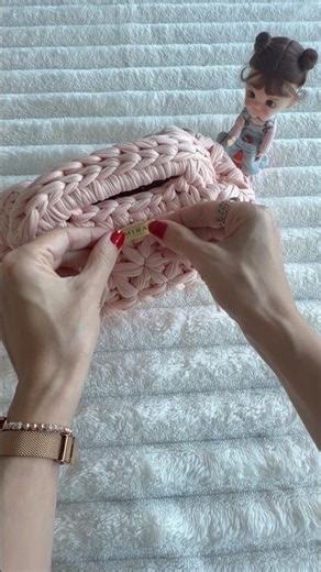 Jasmin Clutch in Baby Pink ✨ #crochet #dubai #handmade #clutch