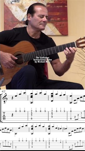 The Godfather Guitar Lesson (Bars 42–49) | Fingerstyle Tutorial 🎸
