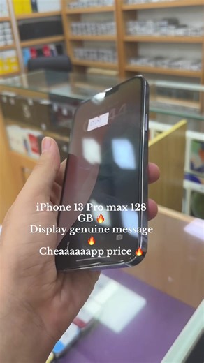 ‏#iphone 13 pro max genuine display message 🔥