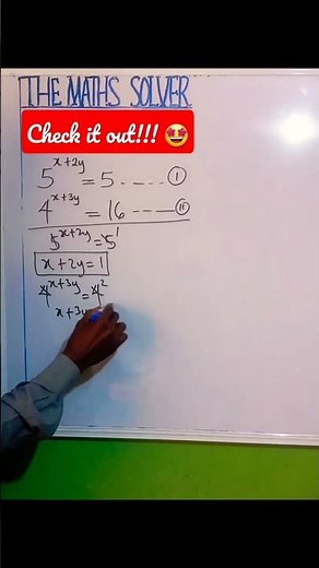 Indices (Simultaneous equation 👌)