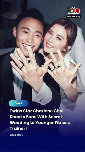 Twins Star Charlene Choi Shocks Fans With Secret Wedding to Younger Fitness Trainer!