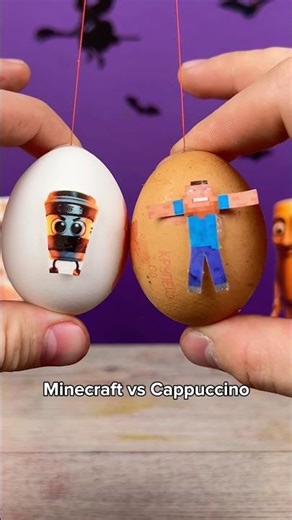 Minecraft vs Cappuccino Egg Battle