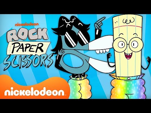 Rock Paper Scissors Search For The Coolest Person EVER 😎 BRAND NEW SCENE | Nicktoons