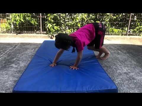 【小学校低学年体育】マット運動／支持での川跳び