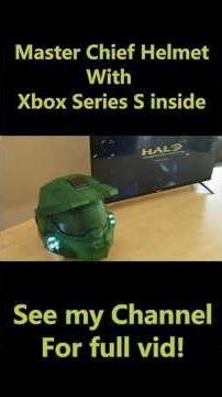 3d Printed MASTER CHIEF helmet with Xbox Series S inside! (Part 1)