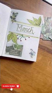 March month jornal cheythalooo?| #art #journal #planner #creative #diy