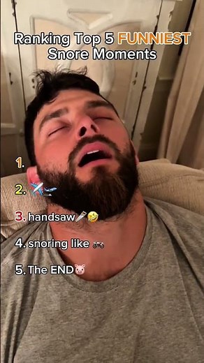 🤣 Ranking the Top 5 FUNNIEST Snoring Moments! 💤
