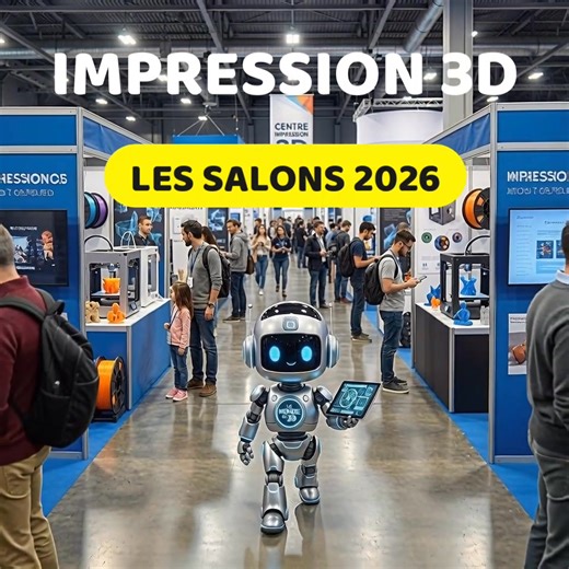  Les salons incontournables en 2026 sur l’Impression 3D &...