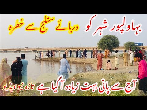 Heavy Flood in Sutlej River | Bahawalpur Sutlej | Today update | flood 2025