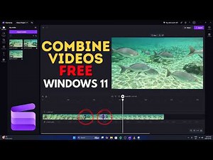 How to Combine Videos FREE in Windows 11 (with Microsoft Clipchamp)