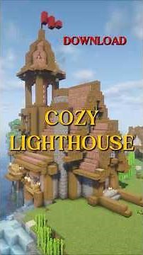 The Ultimate Cozy Lighthouse in Minecraft! 🏠 #minecraft #lighthouse #minecraftbuilding #download