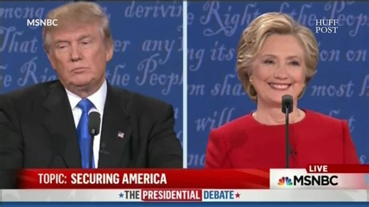 Hillary Clinton had no problem shutting down Donald J. Trump’s sexist views on women. | HuffPost Politics