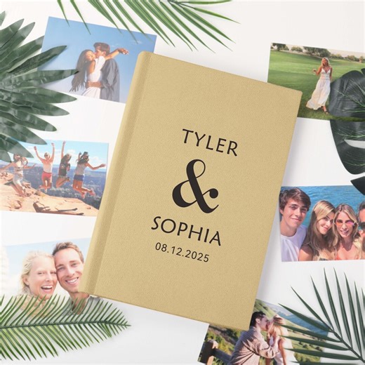 Wedding Guest Book With Photo Pockets, Personalized Sign in Photo Album, Photo Booth Guestbook - Etsy