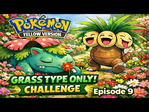 Erika - Grass Type Only Challenge Pokémon Yellow Version Episode 9