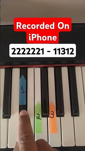 "Recorded on iPhone – Learn It in Seconds! 🎹🔥📱"
