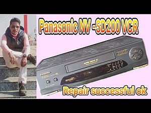 #Panasonic NV -SD200 VCR! Repair successful ok 👍💯🥰👌